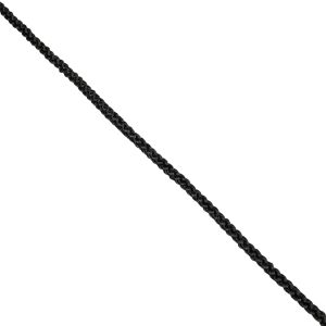 Seil Polypropylen geflochten schwarz Meterware 4 mm