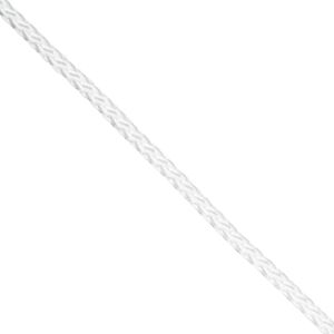 Seil Polypropylen geflochten weiß Meterware 3 mm