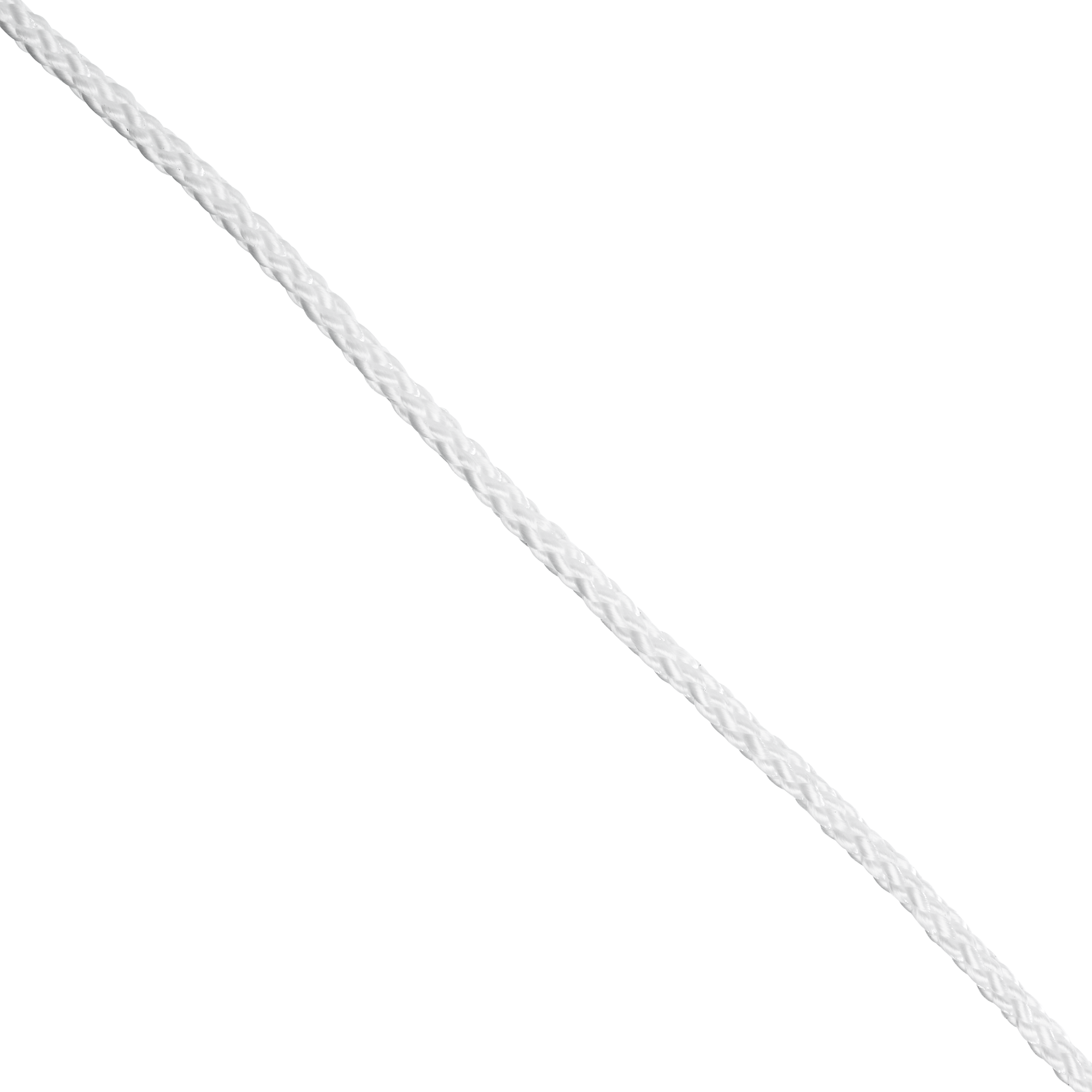 Seil Polypropylen geflochten weiß Meterware 4 mm + product picture