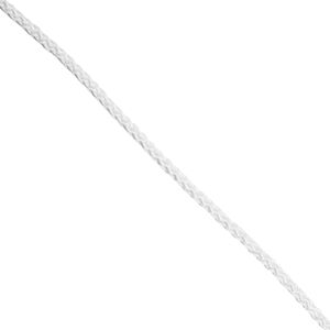 Seil Polypropylen geflochten weiß Meterware 4 mm