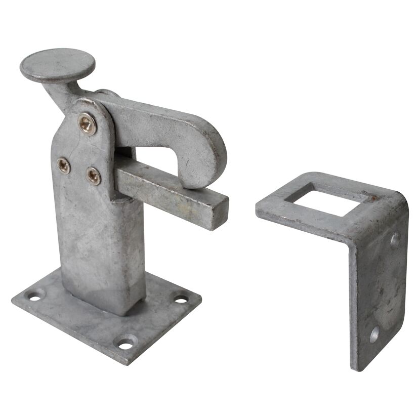 Torfeststeller für Bodenmontage, aus Stahl 9,5 cm