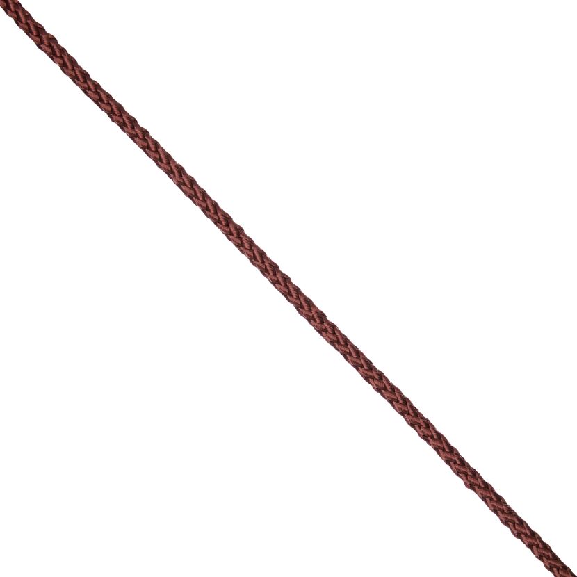 Seil Polypropylen geflochten Meterware braun 6 mm