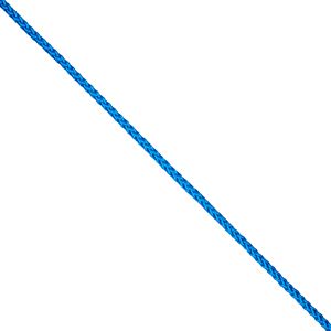 Seil Polypropylen geflochten Meterware blau 6 mm