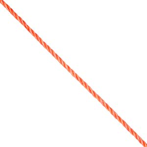Seil Paraphenylendiamin gedreht orange Meterware 6 mm