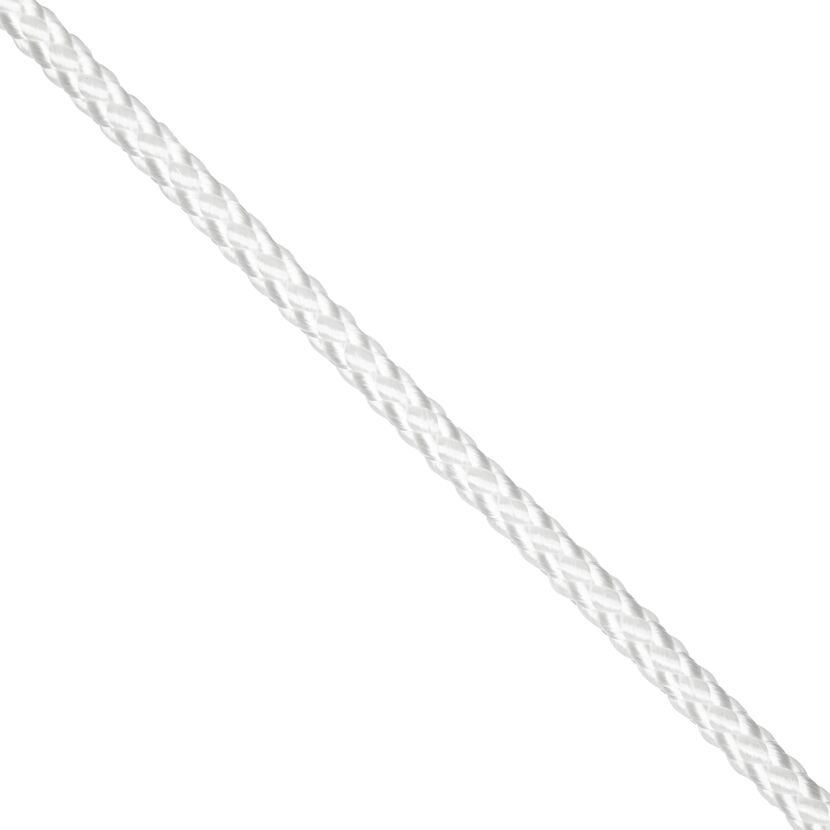 Seil Polypropylen geflochten weiß Meterware 10 mm