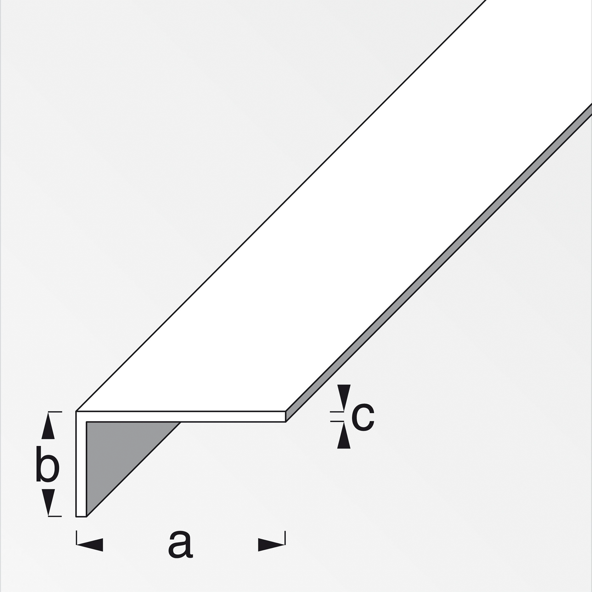 Winkelprofil Aluminium 200 x 3 x 2 cm + product picture