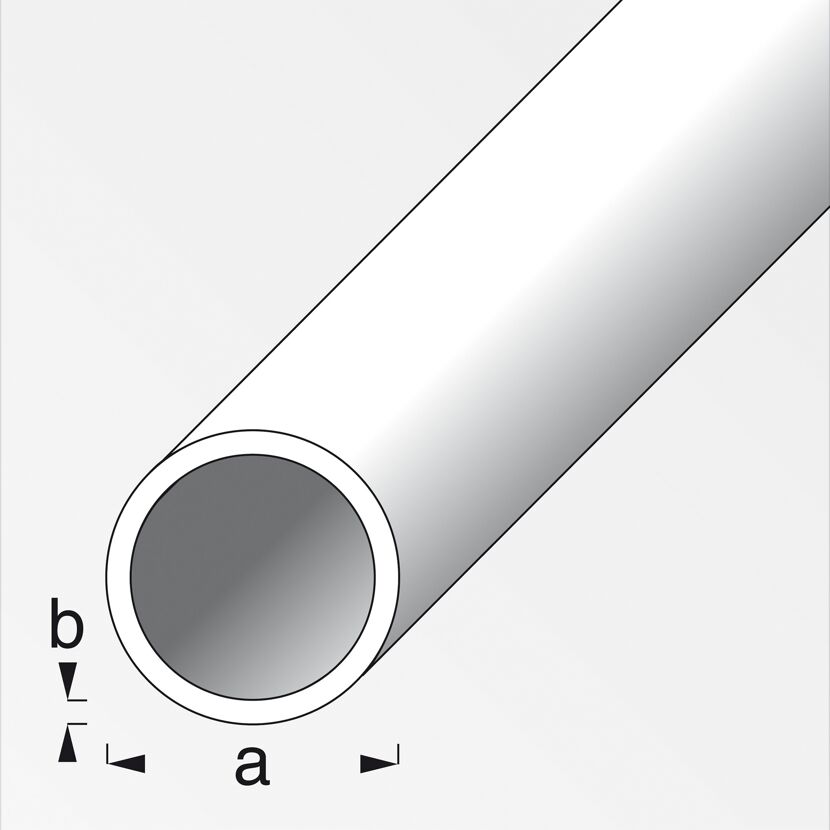 Alu-Rundrohr 1 m Ø 1 cm