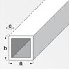 Vierkantrohr Aluminium 2000 x 20 x 20 x 1,5 mm