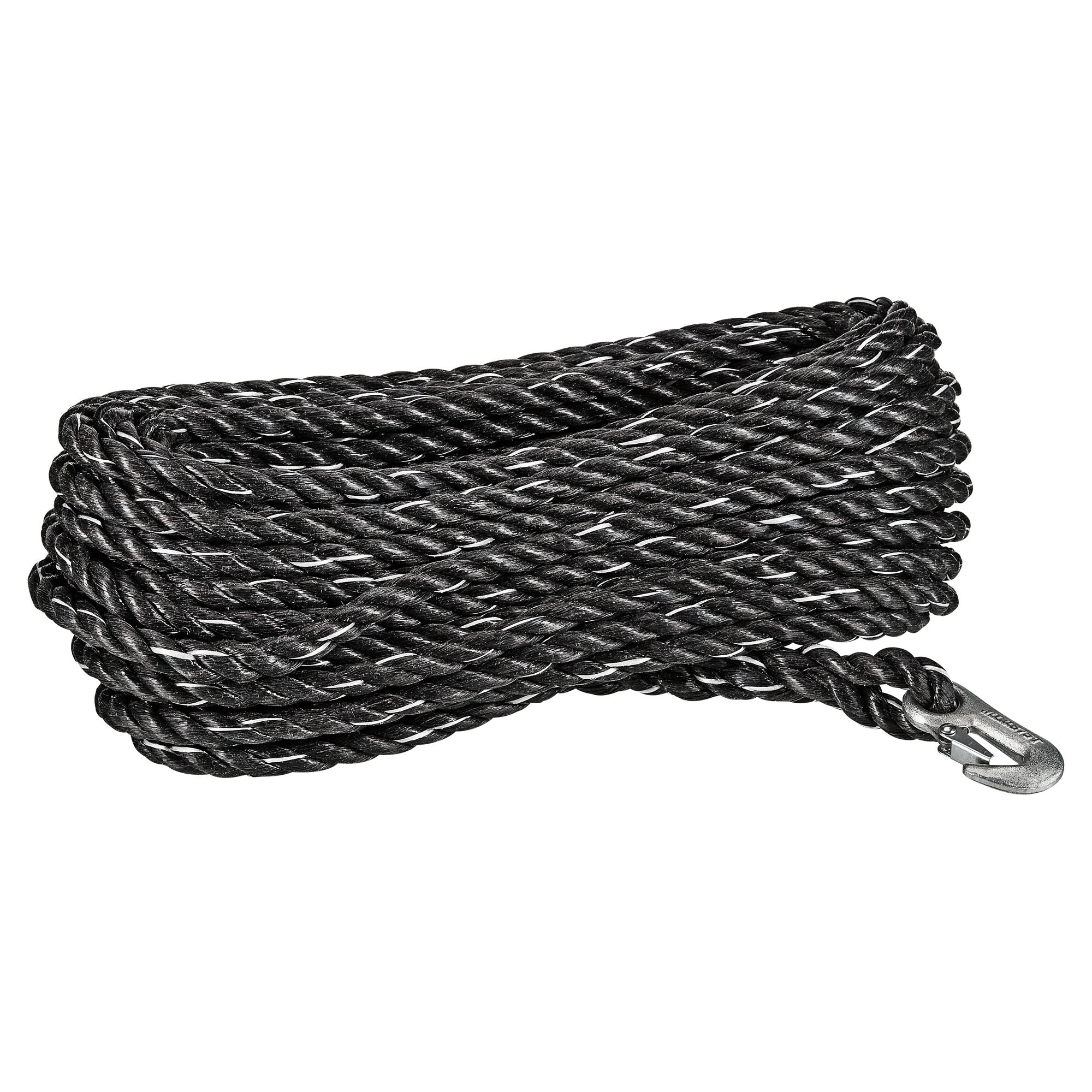 Seil mit Haken schwarz/weiß 3.000 cm
