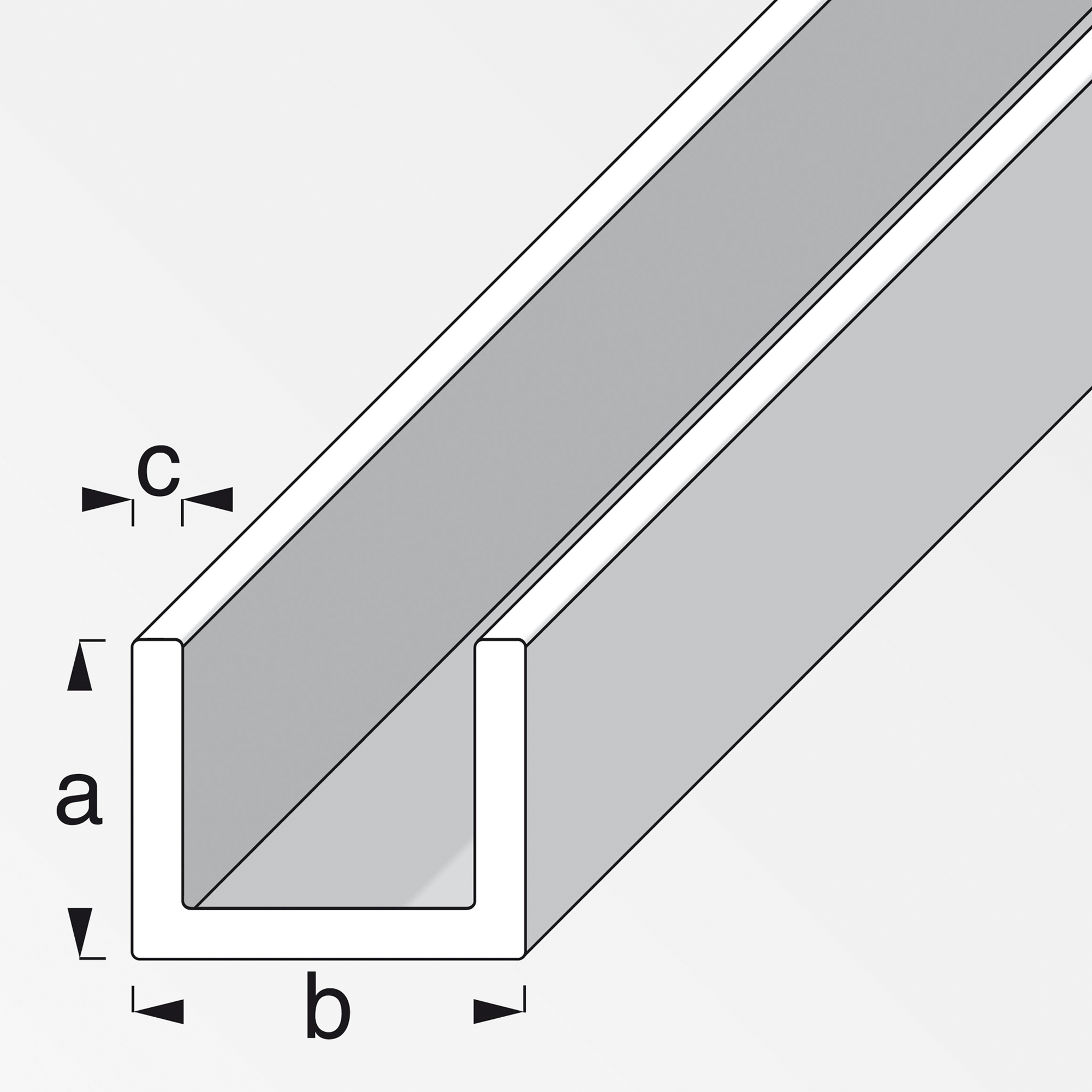 U-Profil 1,6 cm + product picture