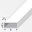 VK-Rohr Edelstahl 1m 20 x 10 x 1,5 mm