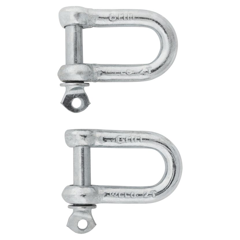 Schäkel 8mm 2 Stück verzinkt