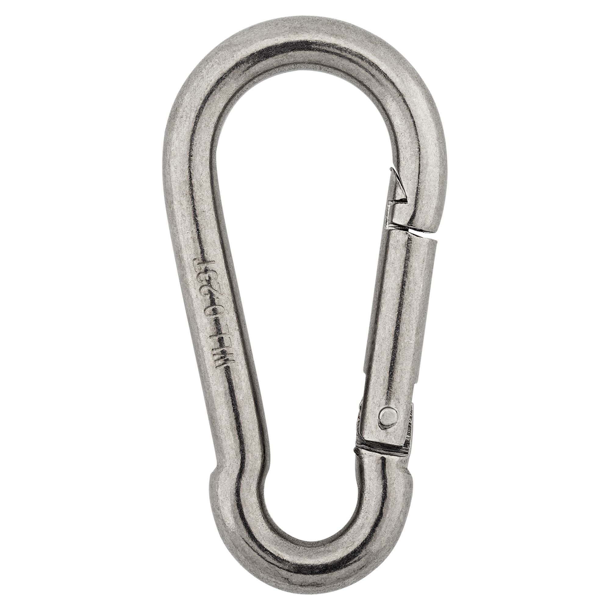 Karabinerhaken Edelstahl 80 x 8 mm