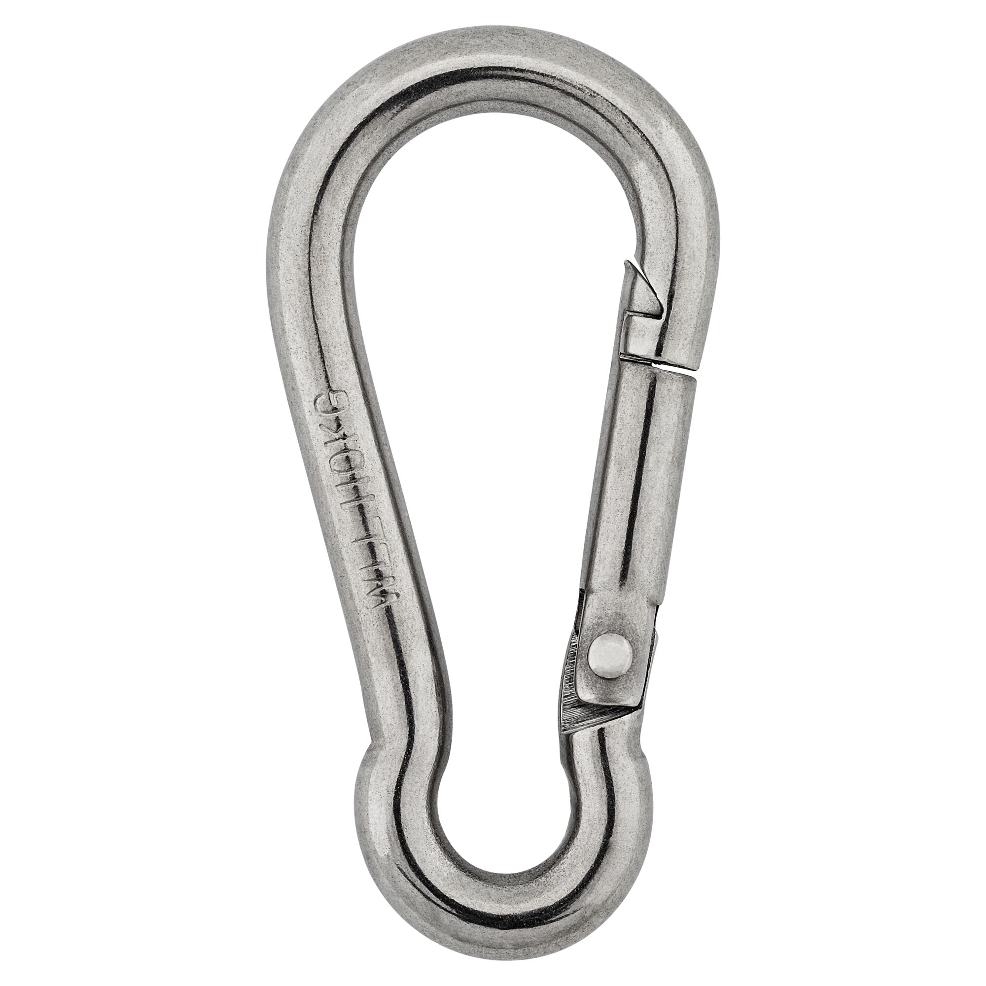 Karabinerhaken Edelstahl 60 x 6 mm