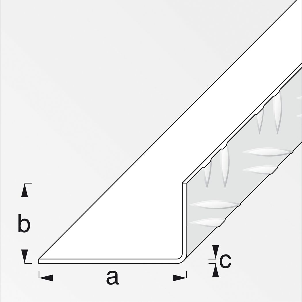 Riffelblechwinkel 250 x 2,95 x 5,36 cm