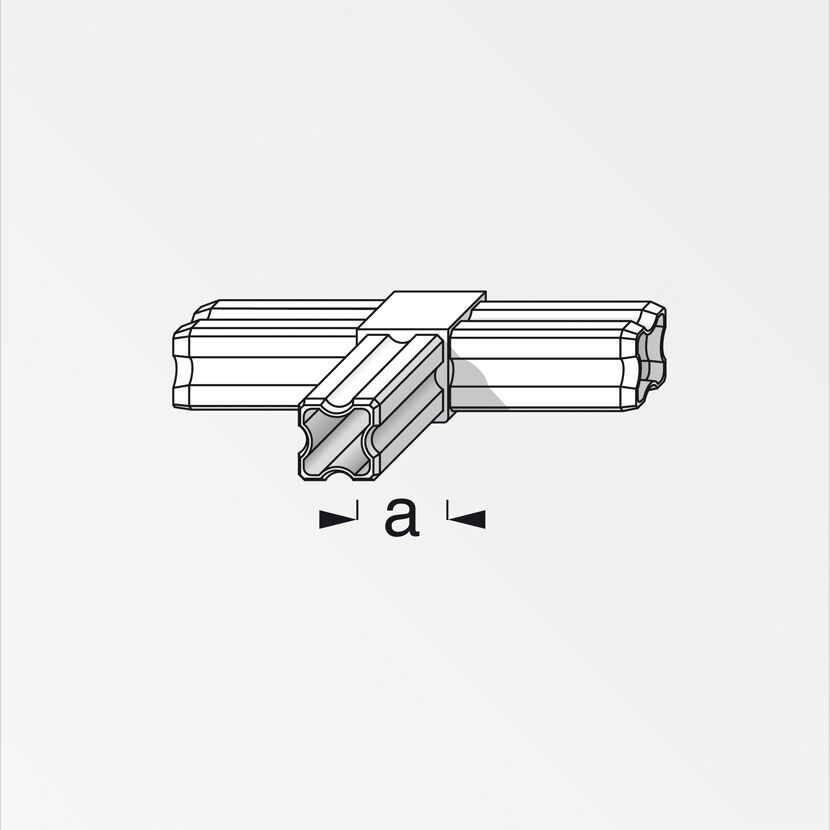 T-Verbinder Ø 23,5 mm
