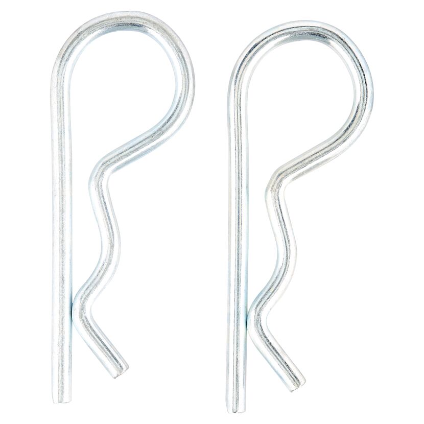 Federstecker 2 Stück Ø 4 mm einfach gebogen