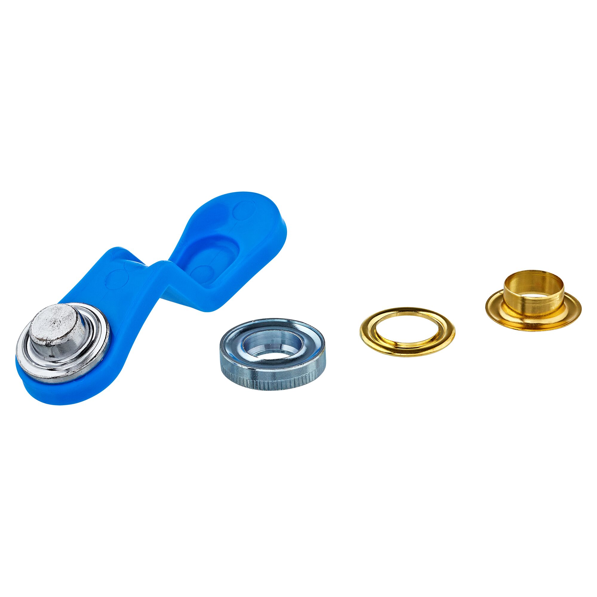 Werkzeug zum Anbringen von Ösen, Ösen und Scheiben