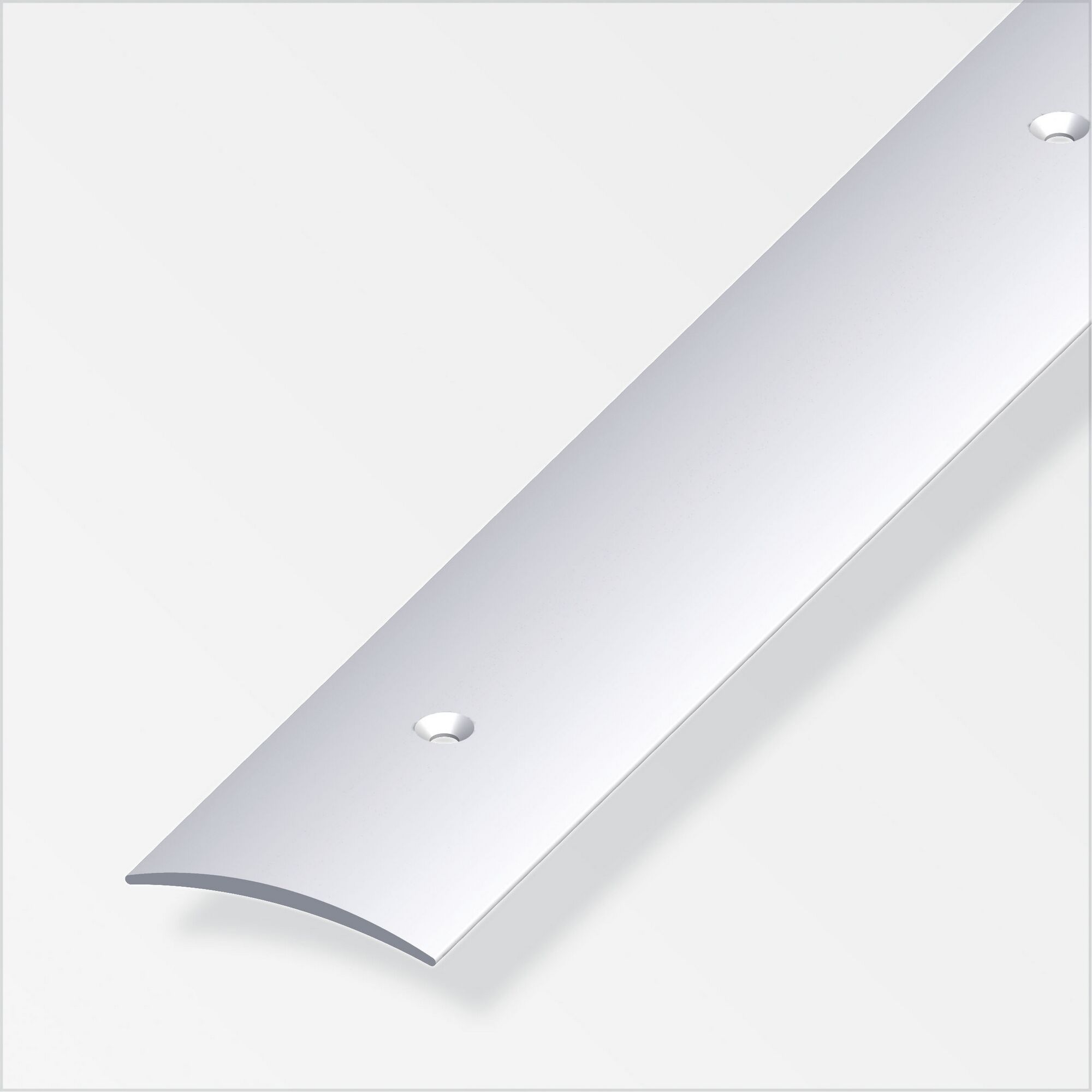 Silberne Übergangsleiste aus Aluminium