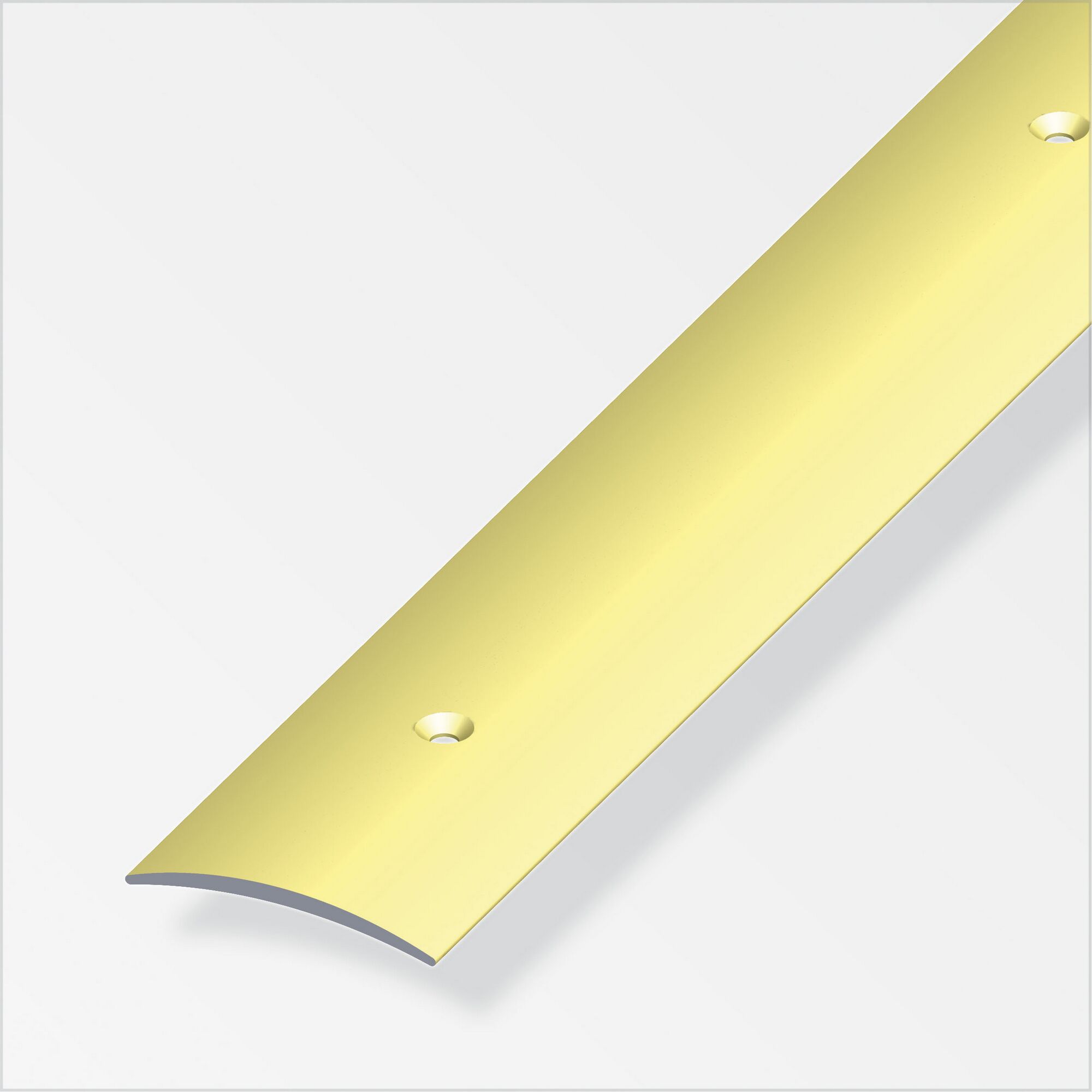 Messingfarbene Übergangsleiste aus Aluminium