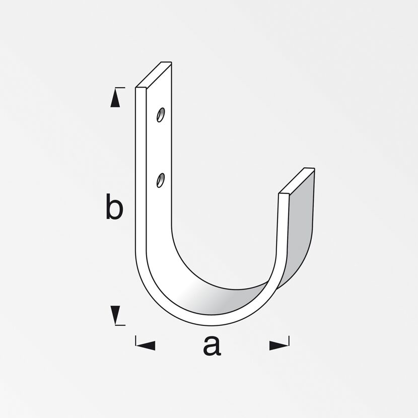 coaxis Unihaken 11 x 6 cm