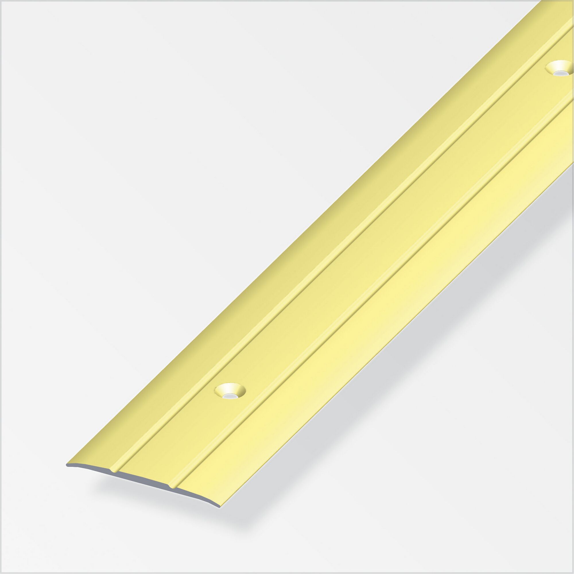 Goldene Übergangsleiste aus Metall