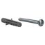 Schrauben und Dübel Ø 4 x 45 mm 8 Stück