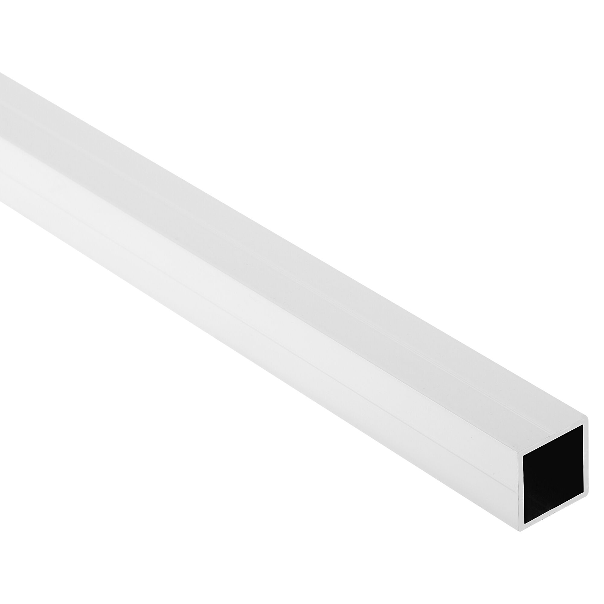 Weißes Vierkantrohr aus Aluminium