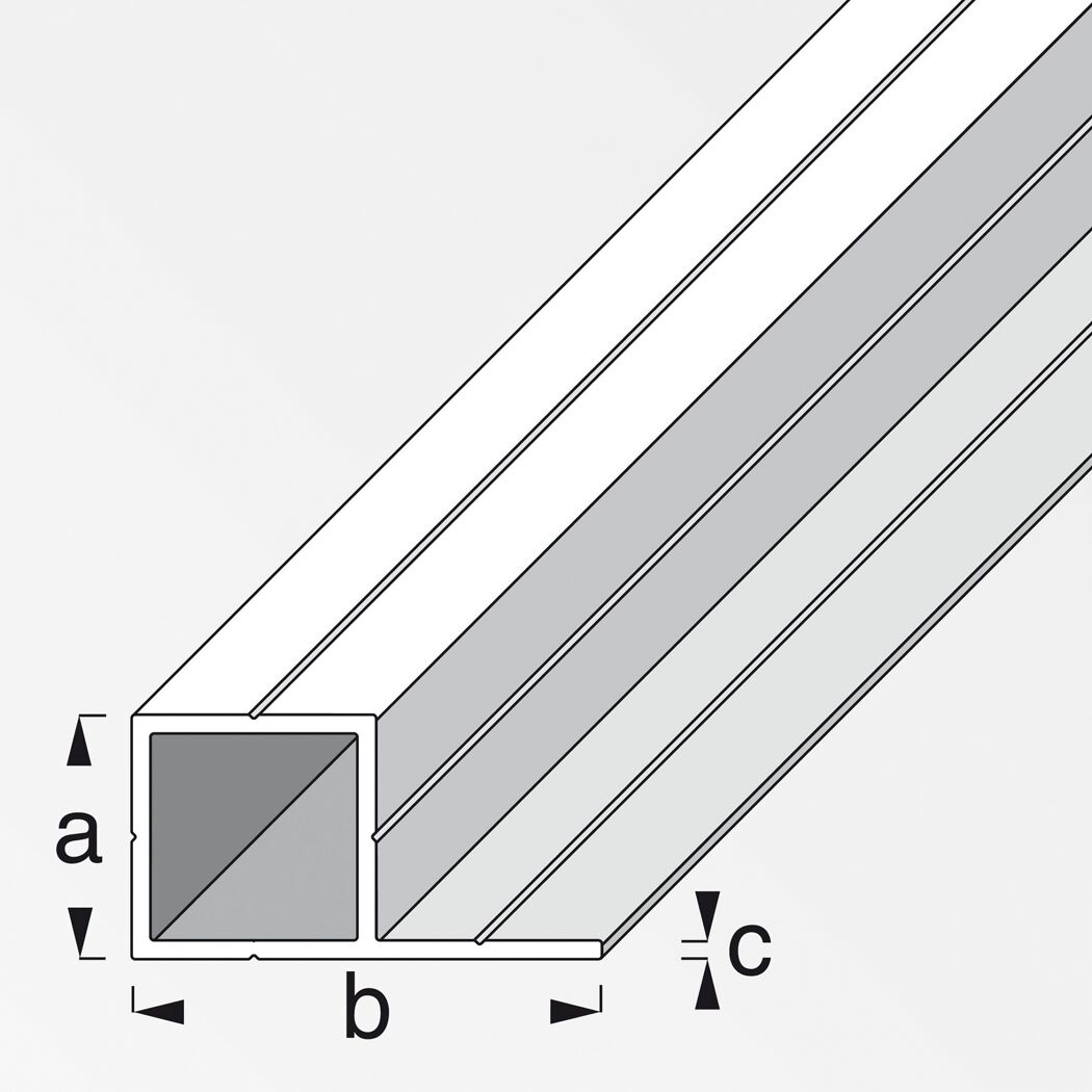 Quadratrohr mit Schenkel