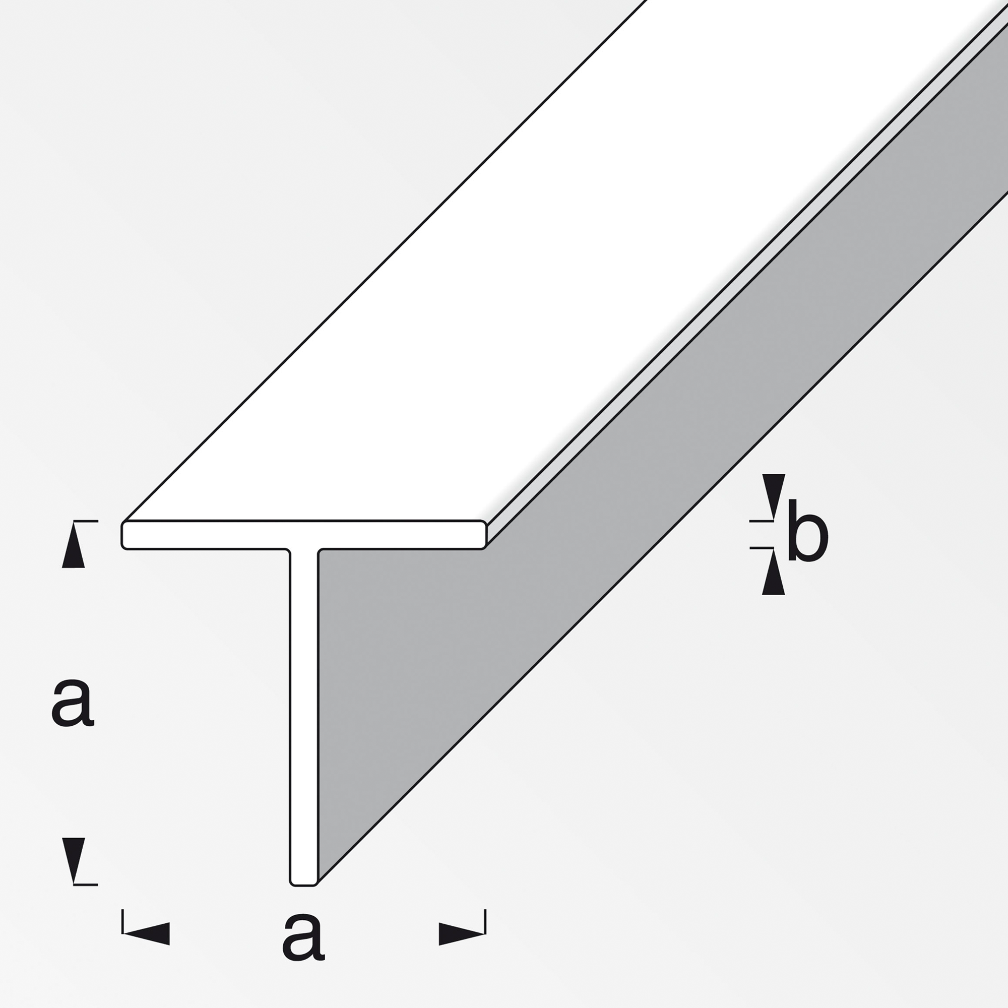 Quadrat-T-Profil 1,55 cm + product picture