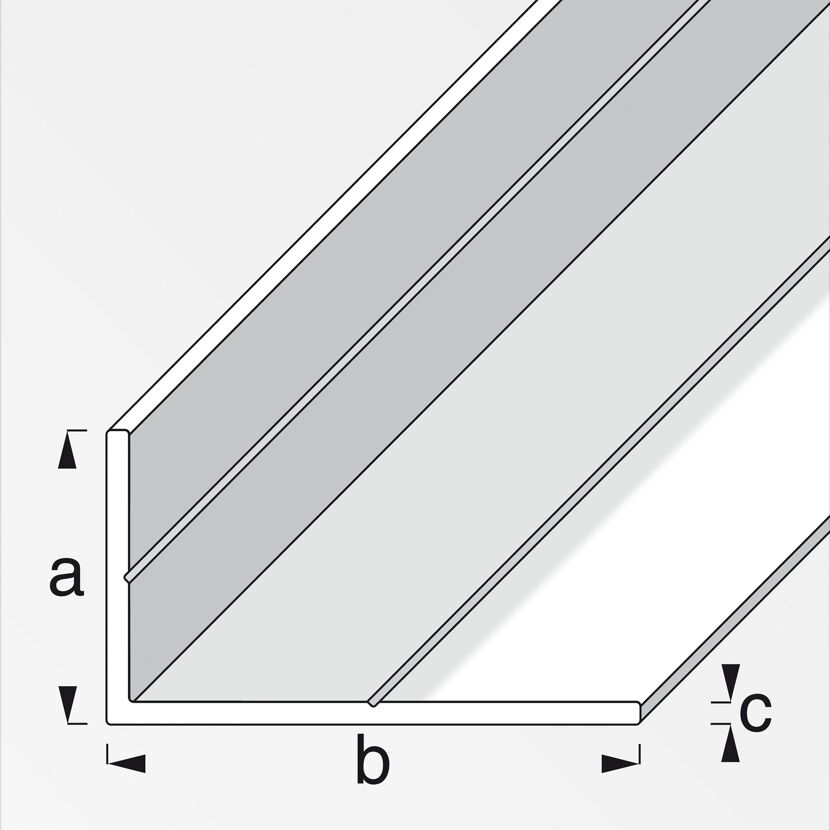 Weißer PVC-Winkel