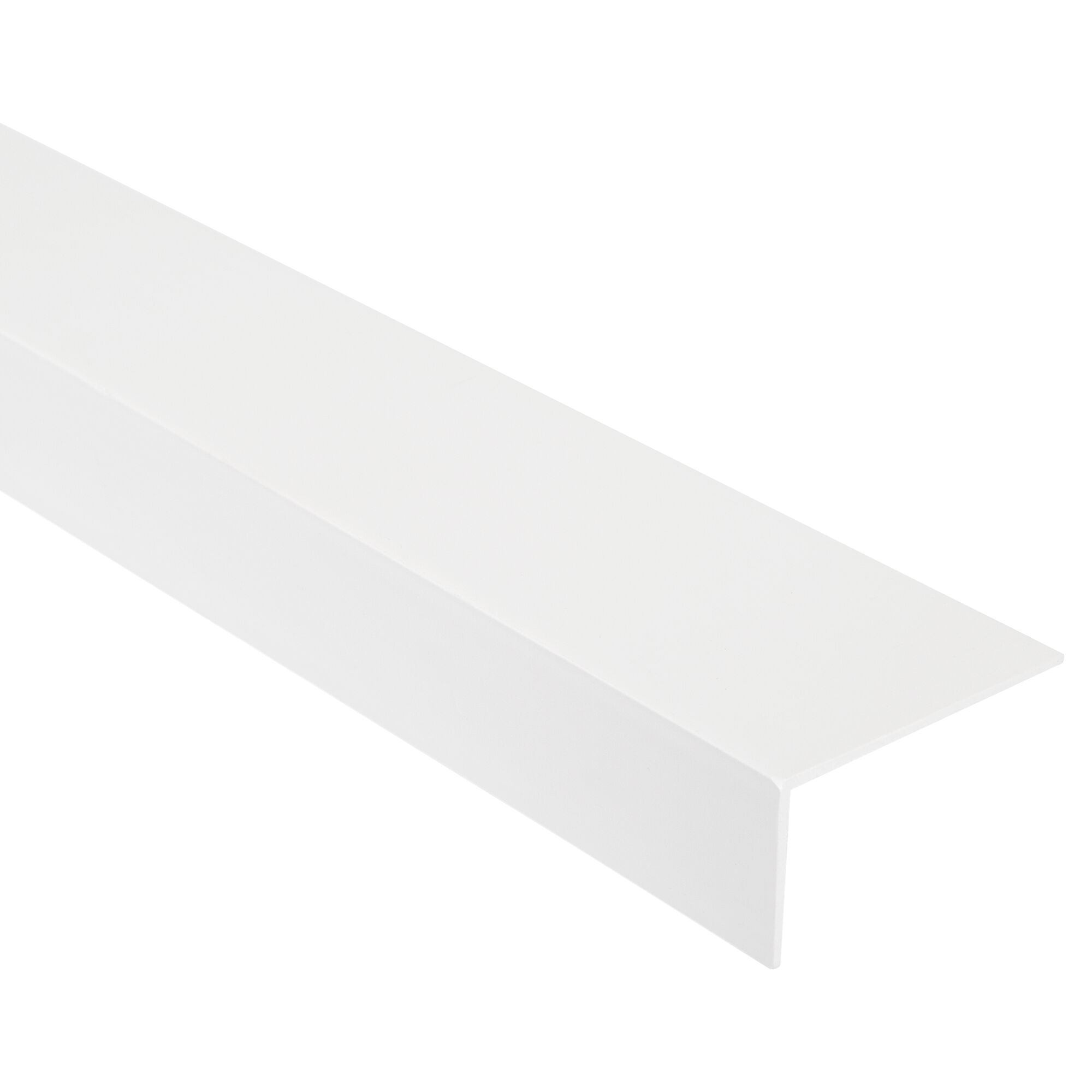 Weißer Winkel aus PVC