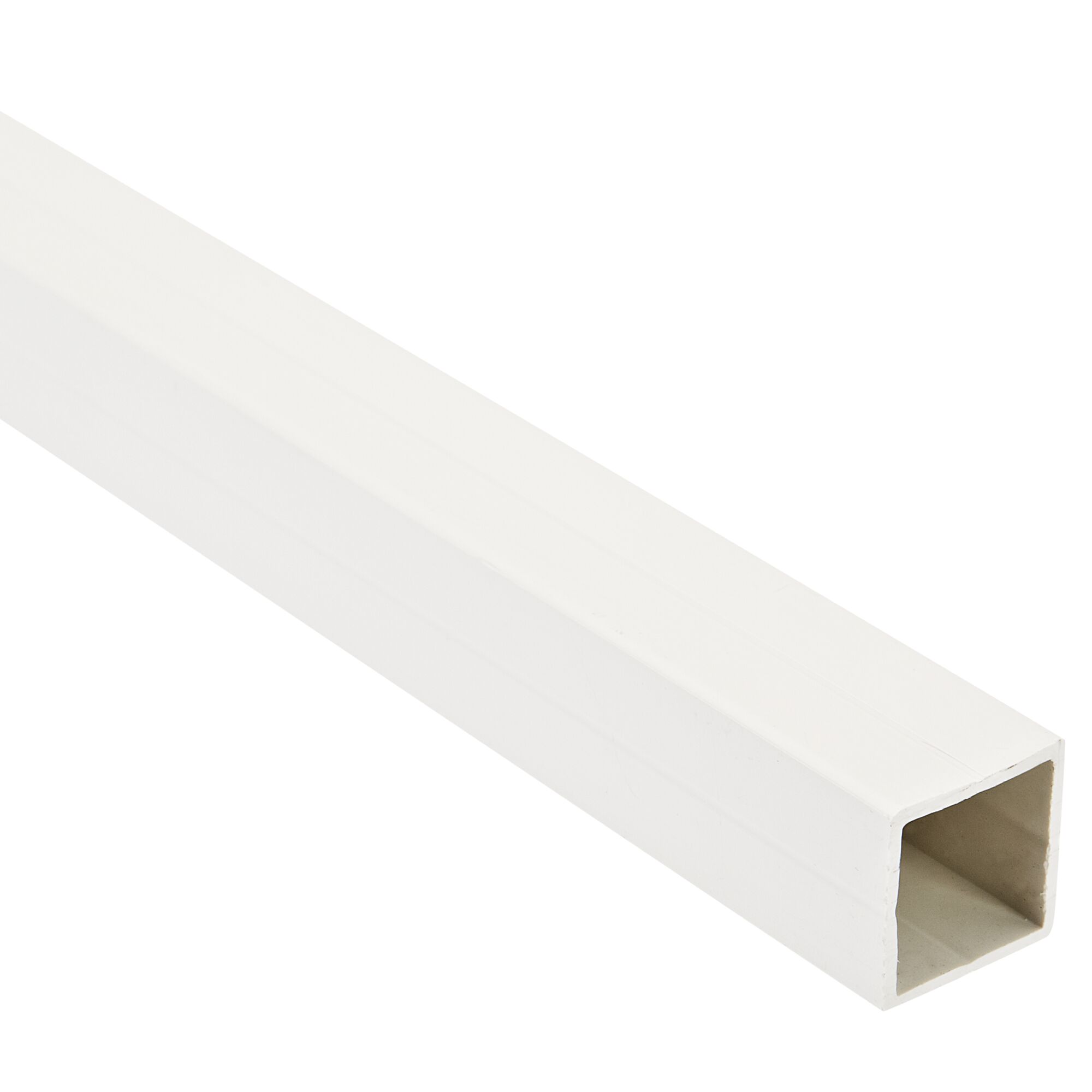 Weißes PVC-Quadratrohr