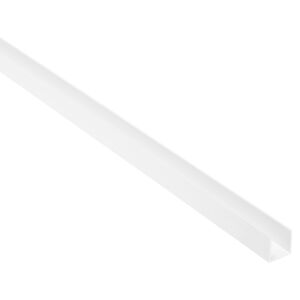 Quadrat-U-Profil PVC weiß 1000 x 15,5 mm