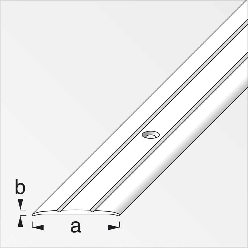 Übergangsschiene aus Aluminium, bronzefarben