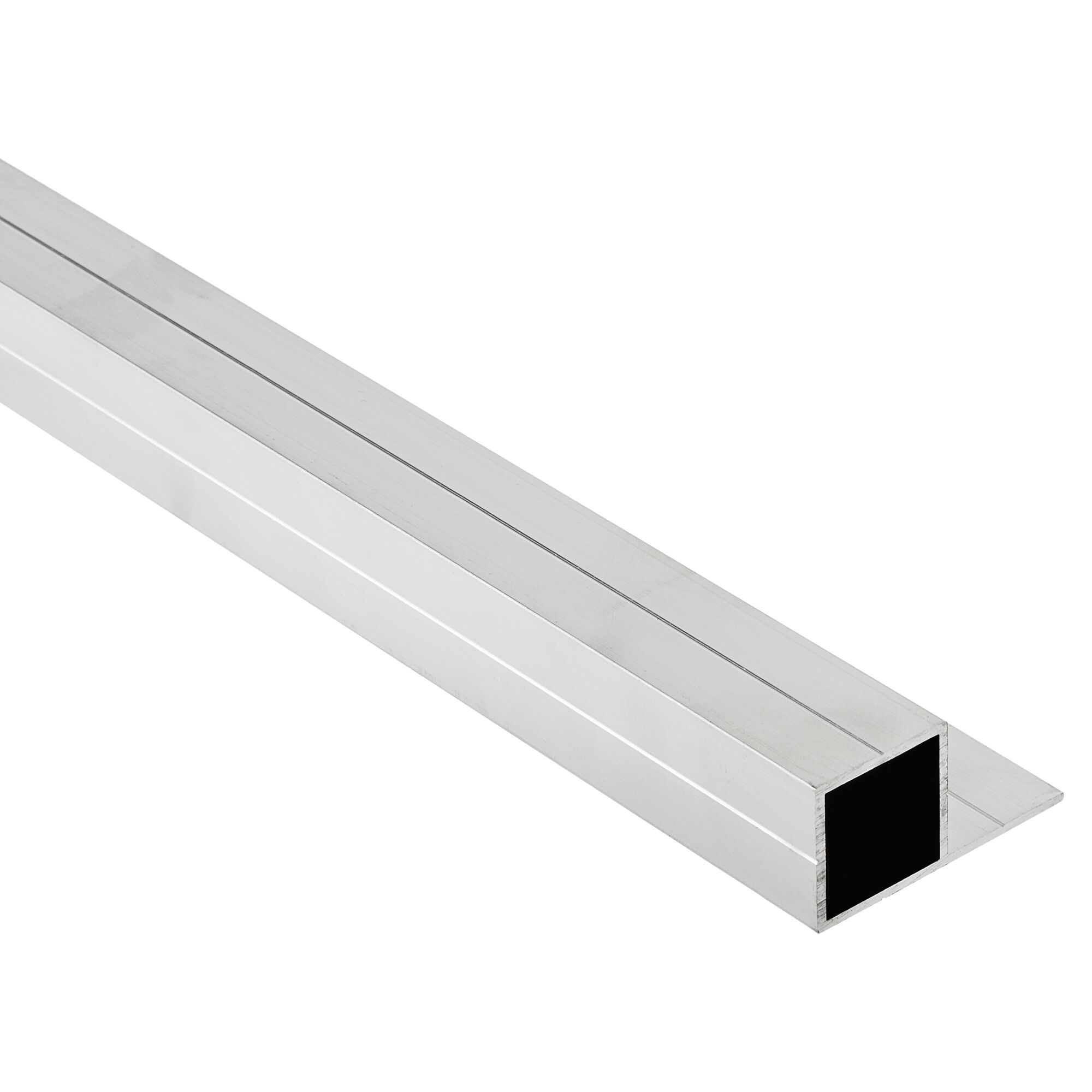 Aluminium Quadratrohr mit Schenkel