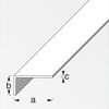Silberner Aluminiumwinkel
