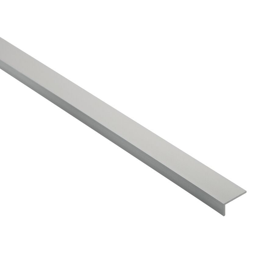 Silberner Winkel aus Aluminium