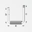 coaxis Surfboardhalter bis 30 kg