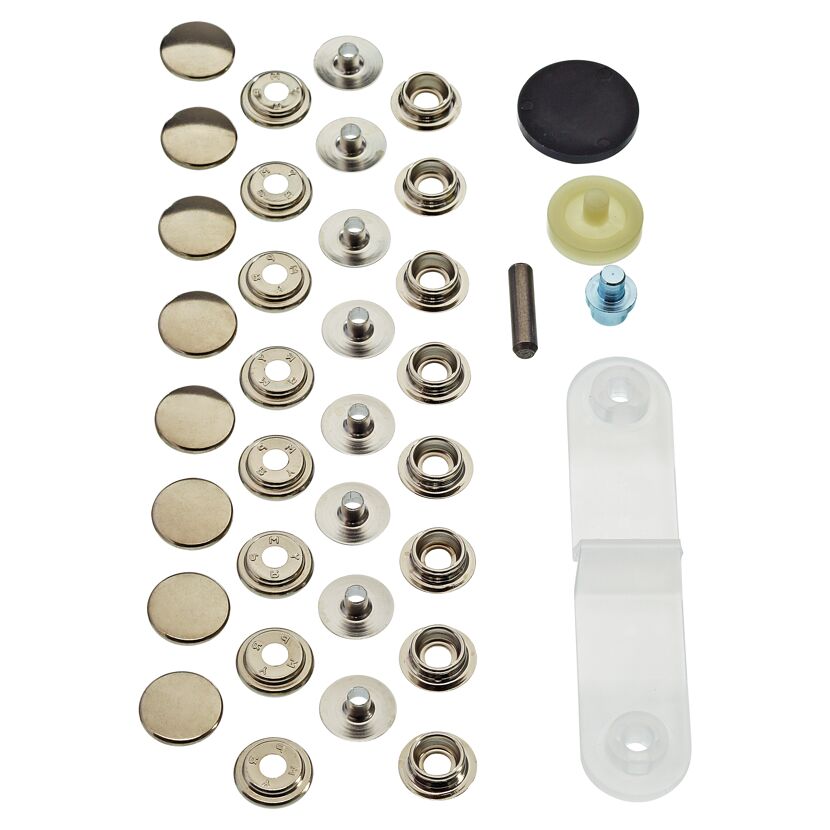 Druckknopf-Set mit Werkzeug