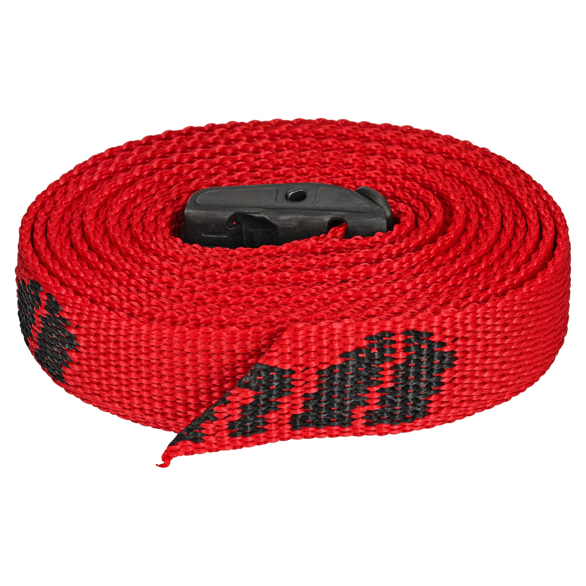 rotes Gurtband mit schwarzem toom Logo