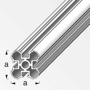 Säulenprofil Coaxis® Aluminium 250 x 3,55 cm