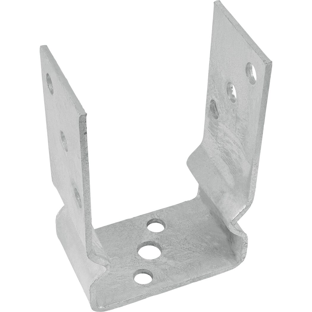Pfostenträger silber 15 x 9,1 cm