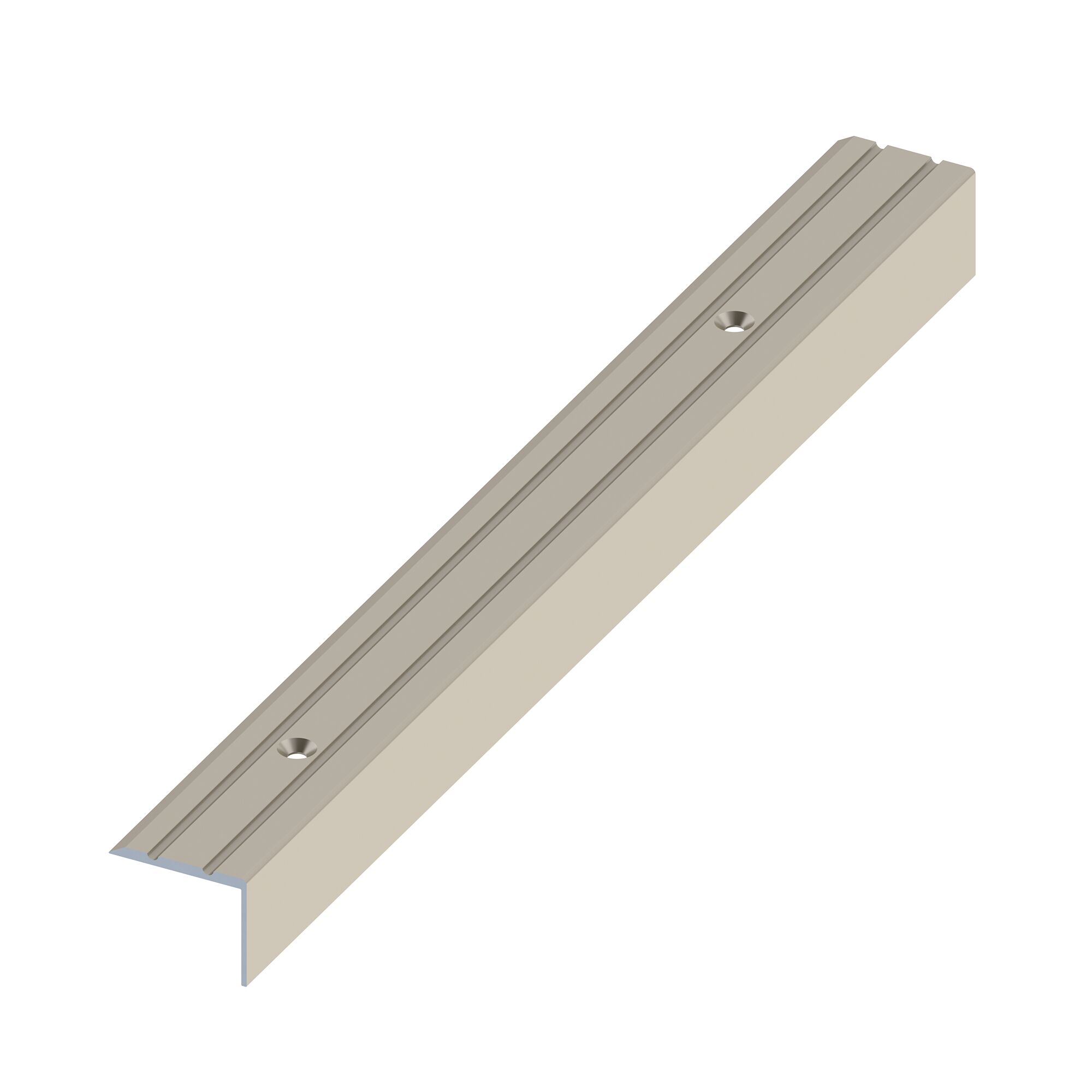 Winkelprofil Treppenkante Alu titan 25 x 20 mm