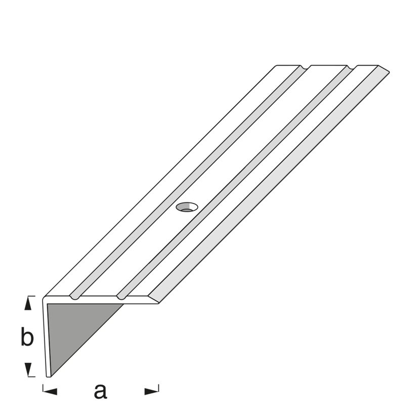 Alu-Treppenwinkelprofil