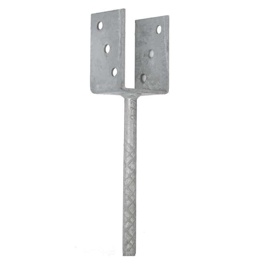 Pfostenträger U-Form 7,1 x 6 x 10 x 20 x 4 cm Ø 1,6 cm