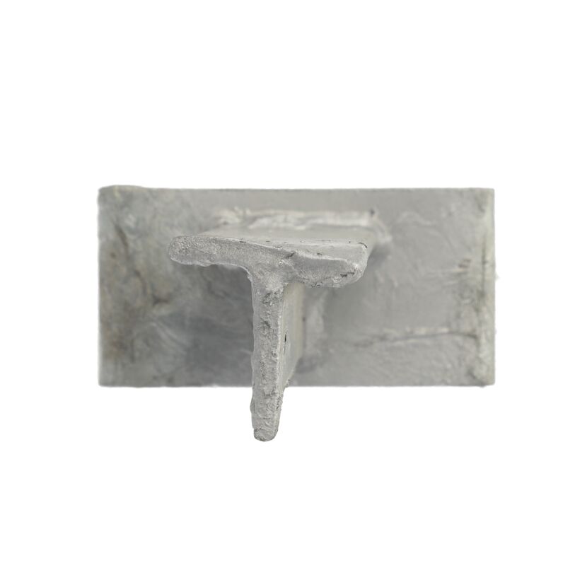 Pfostenträger mit Steindolle 9,1 x 5 x 20 x 4 / 20 x 4 x 0,5 cm