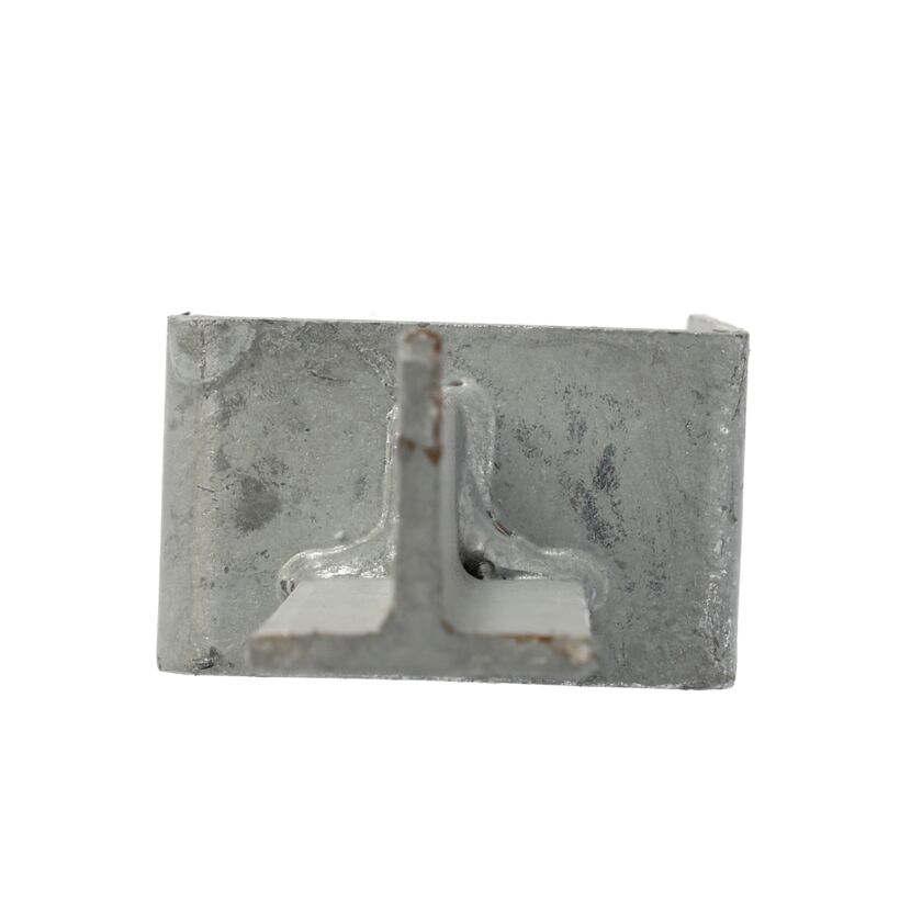 Pfostenträger mit Steindolle 7,1 x 5 x 20 x 4 cm / 20 x 4 x 4 x 0,5 cm