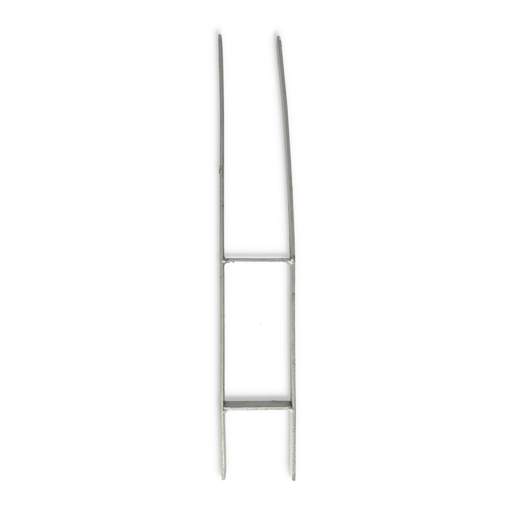 Metallischer Pfostenträger in H-Form