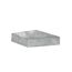 Metallene Pfostenkappe 90 x 90 mm